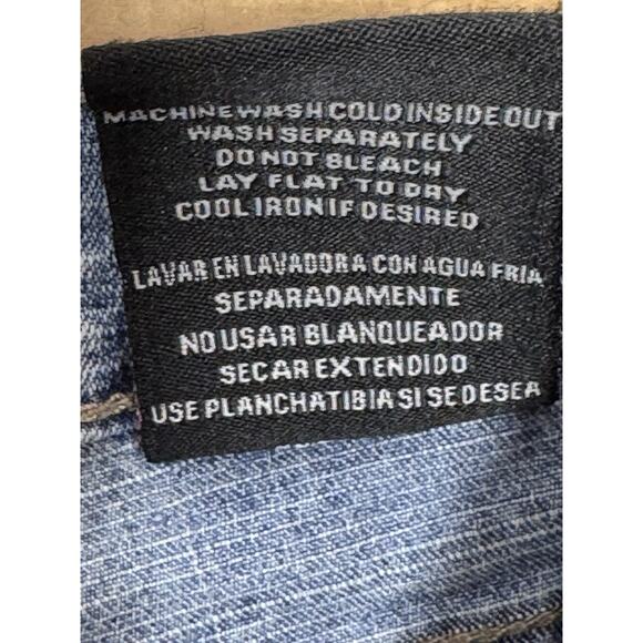 Bubble Gum USA Short Shorts Denim Blue Jean Shorts Juniors Size 7/8 - Picture 9 of 12